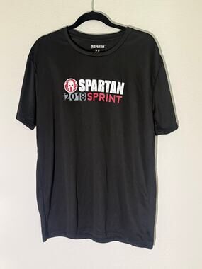 Spartan Race 2018 Sprint Finisher Trifecta Qualifier T-Shirt Black Men’s 2XL